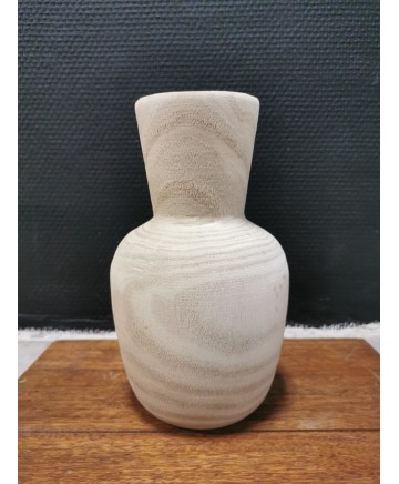 Vase en bois petit