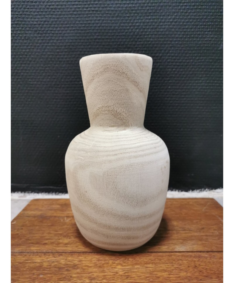 Vase en bois petit