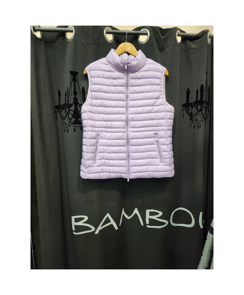Veste sans manches parme